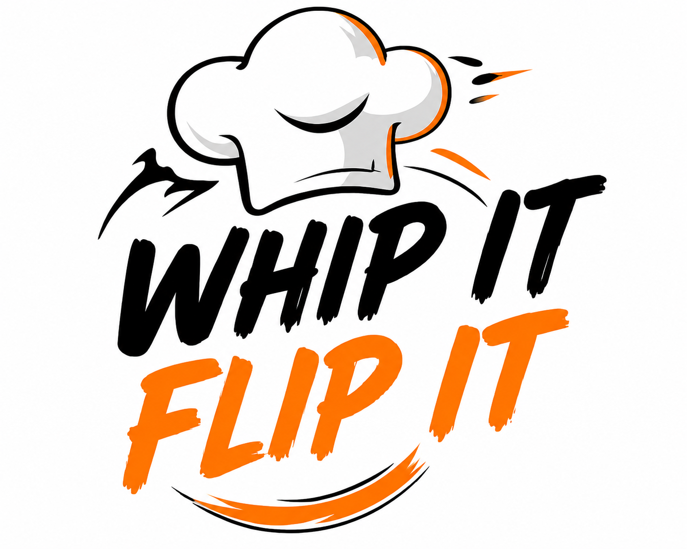 Whip It Flip It chef hat logo